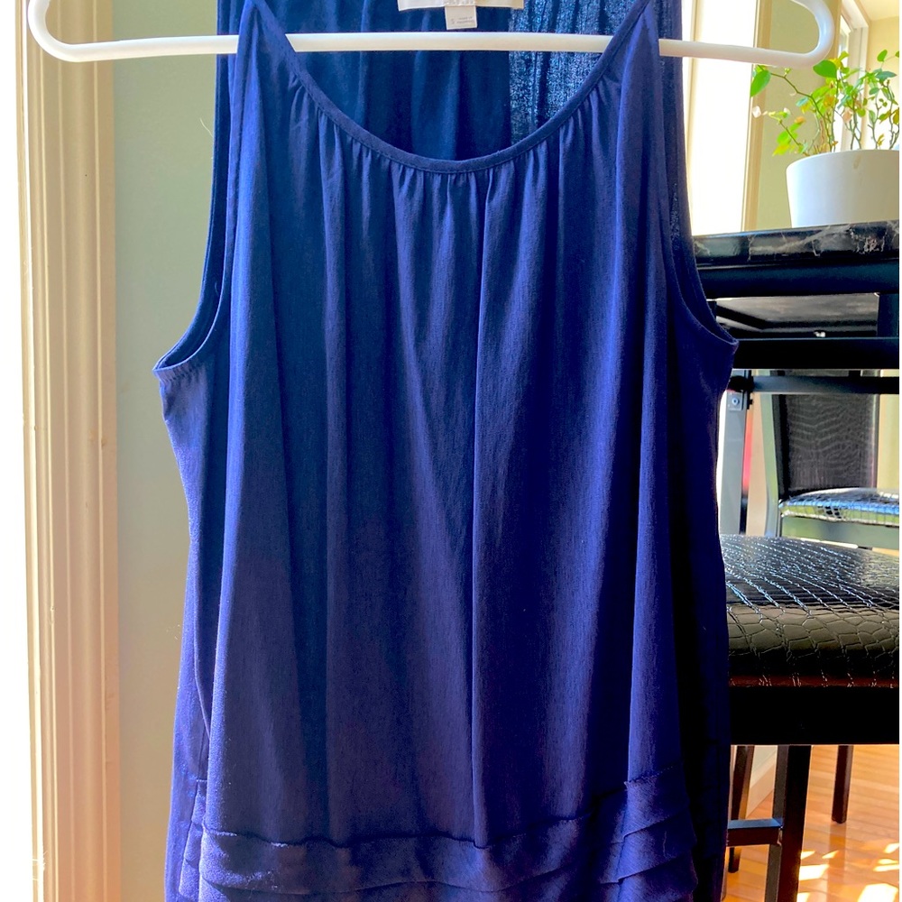 Loft Spaghetti strap silky blouse